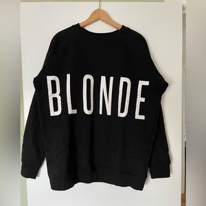 Blonde Oversized Sweatshirt from Brunette the Label